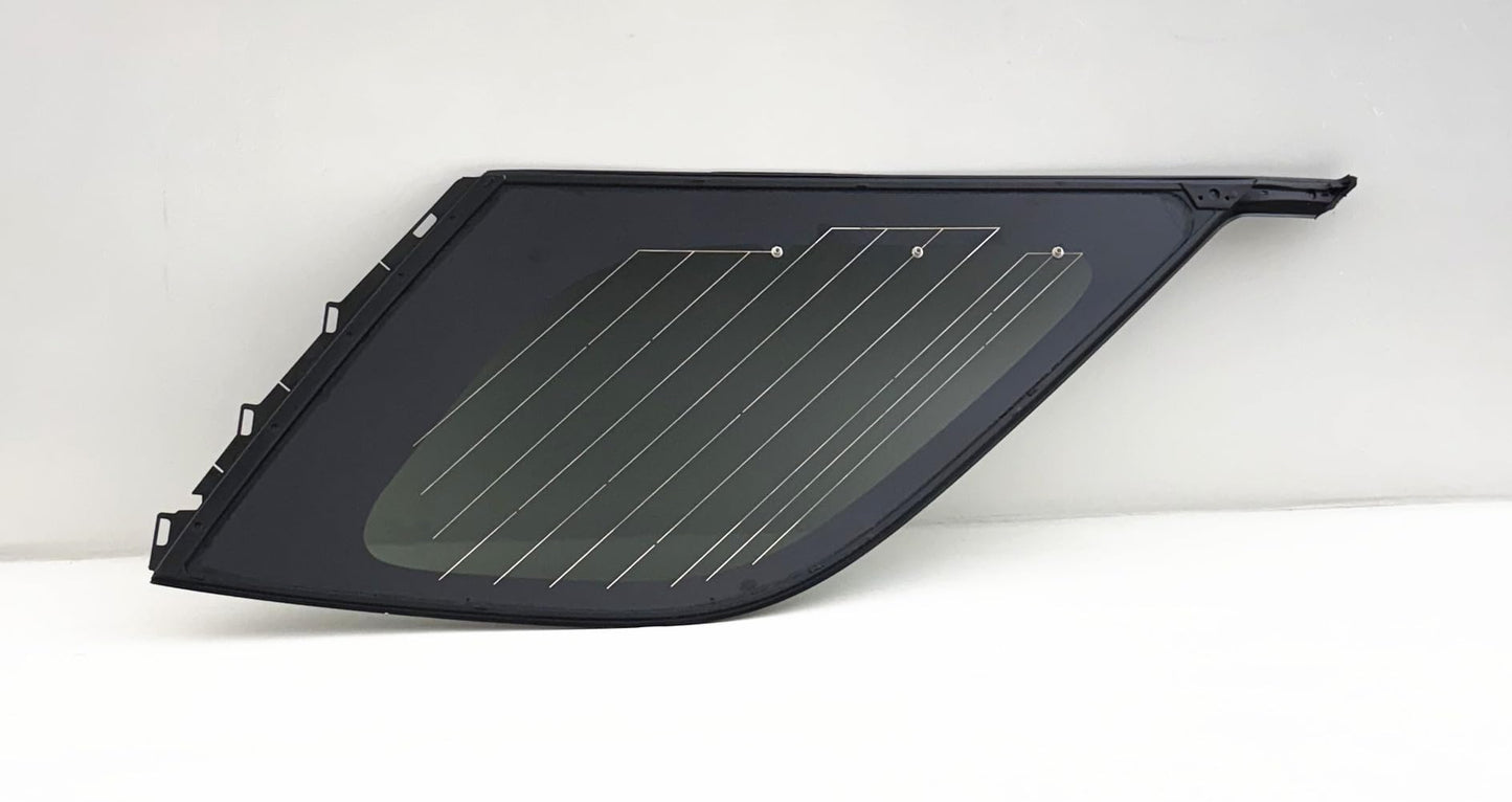 Tempered Driver Left Side Quater Window Quarter Glass Compatible with Land Rover Discovery 2017-2025 Models (Not For Discovery Sport)