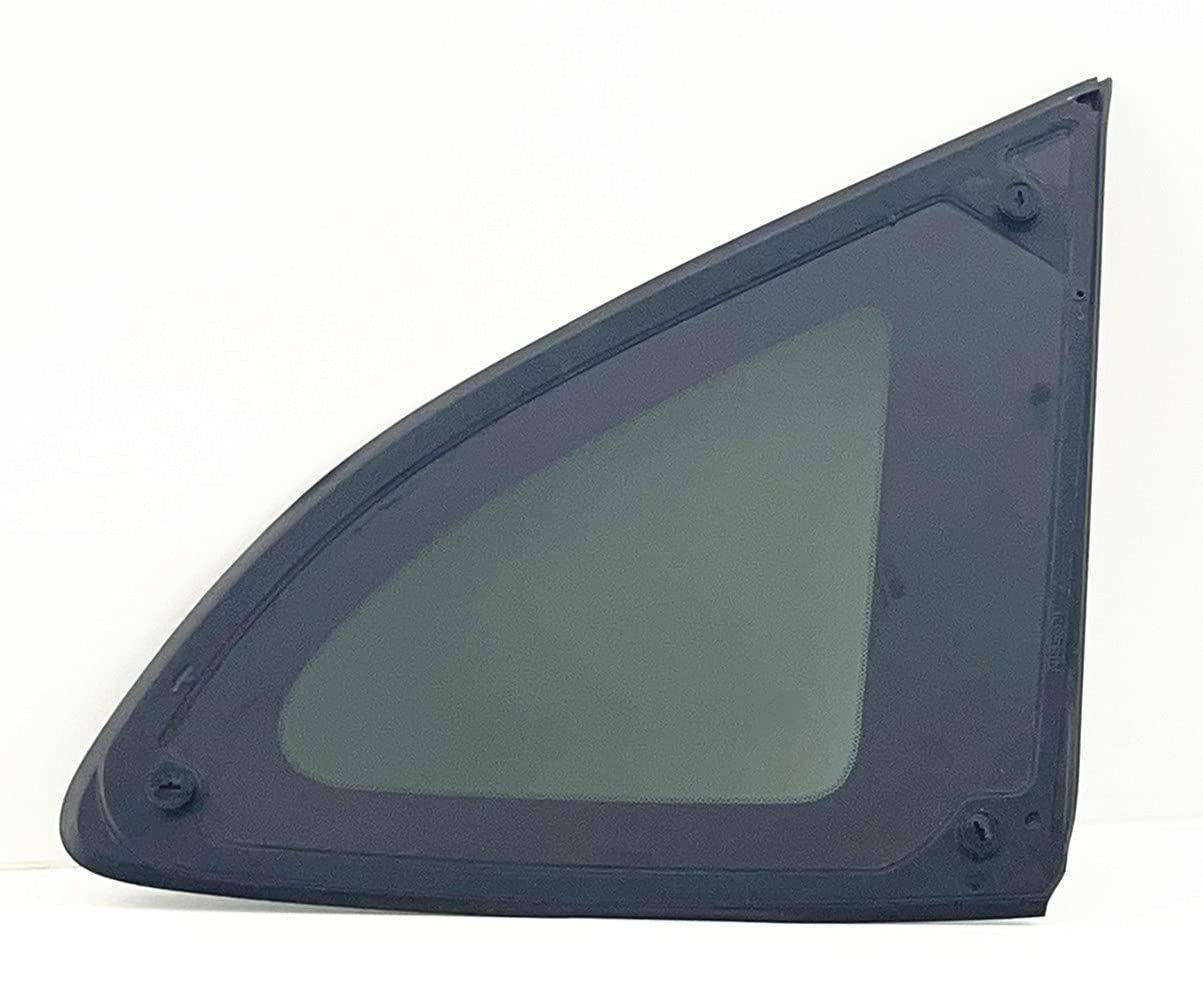 Driver Left Side Quarter Window Quarter Glass Compatible with Nissan Rogue 2008-2013 / Rogue Select 2014-2015 Models