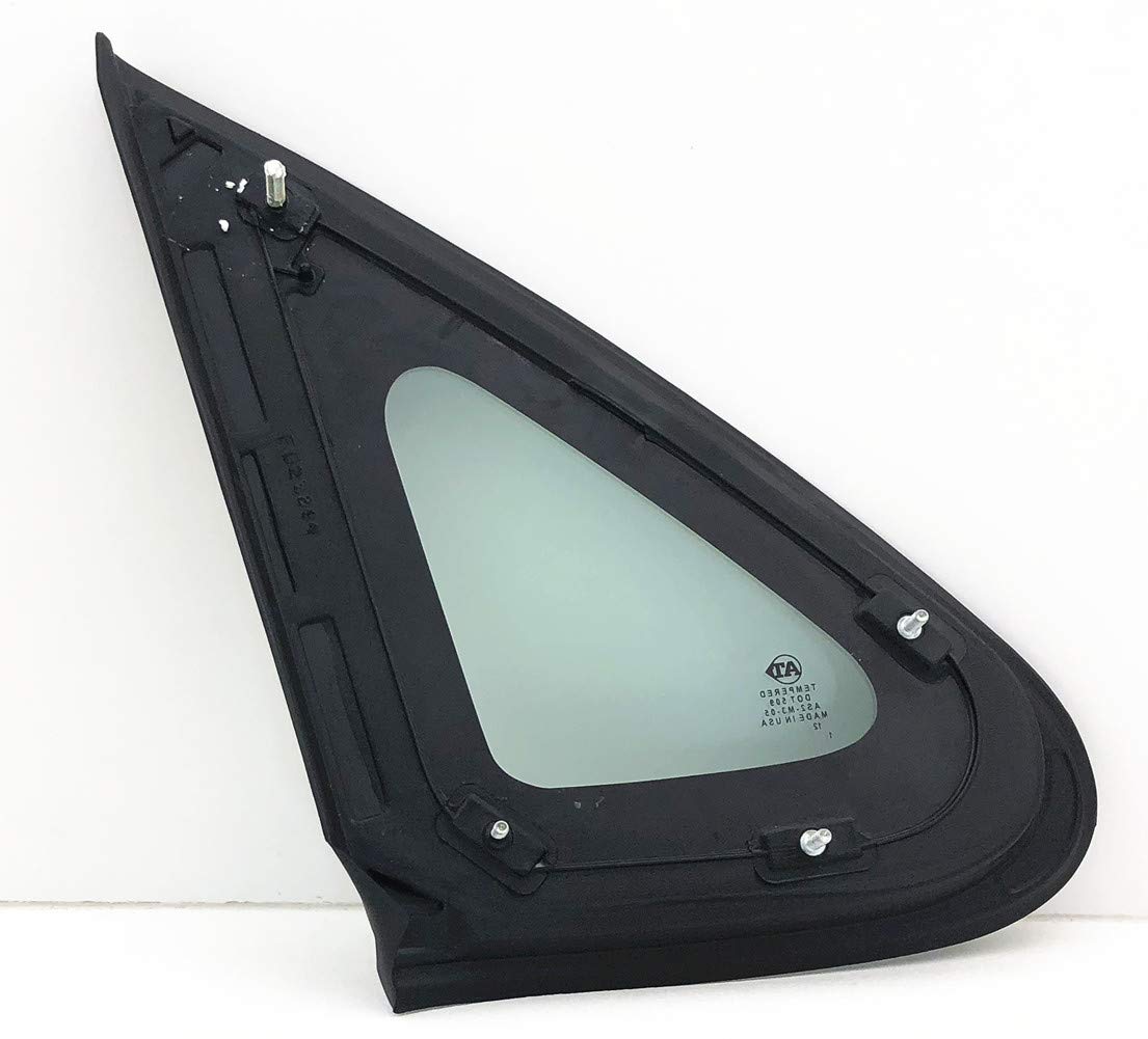 Passenger Right Side Quarter Window Quarter Glass Compatible with Hyundai Elantra 4 Door Sedan 2007-2010 Models