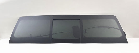 Power Back Slider Window Back Glass Compatible with Ram Pickup 1500 2019-2024 4 Door Models (Not For 1500-Classic)