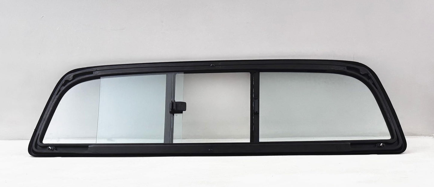 Clear Rear Manual Slider Back Window Back Glass (OEM Style) Compatible with Toyota Tacoma Pickup 2005-2023 Models