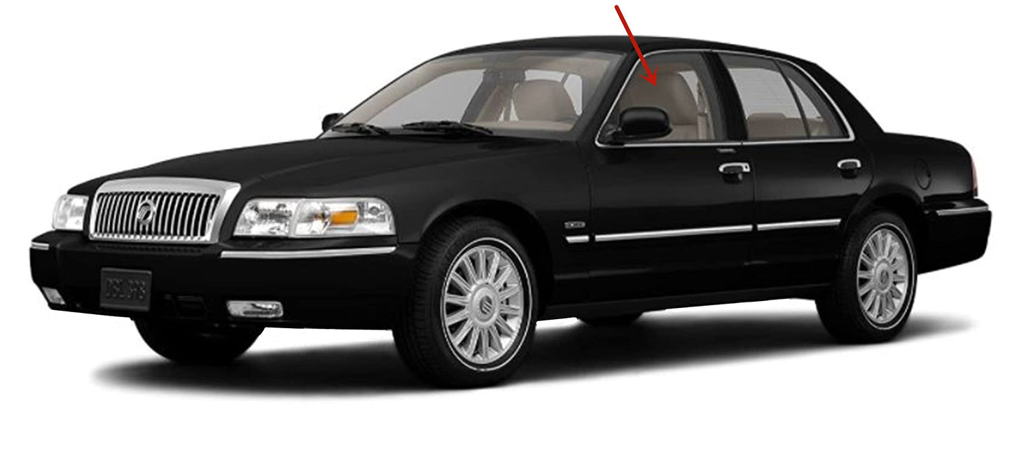 Laminated Driver Left Side Front Door Window Door Glass Compatible with Ford Crown Victoria/Mercury Grand Marquis/Mercury Marauder 2003-2011 Models