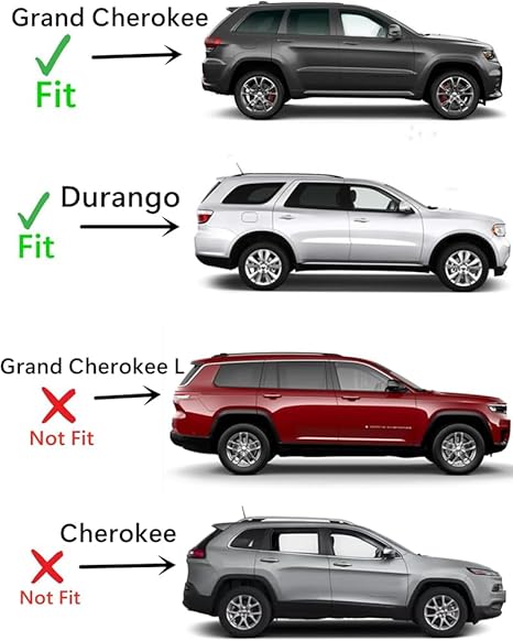 Laminated Passenger Right Side Front Door Window Door Glass Compatible with Dodge Durango 11-25/Jeep Grand Cherokee 11-21/Grand Cherokee WK 2022 Models (Not For Cherokee, or Grand Cherokee L)