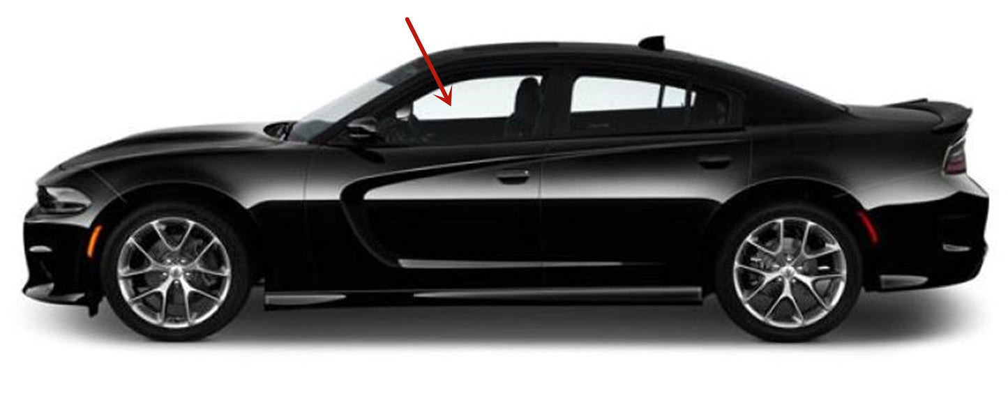 Laminated Driver Left Side Front Door Window Door Glass Compatible with Dodge Charger 2011-2022 Models