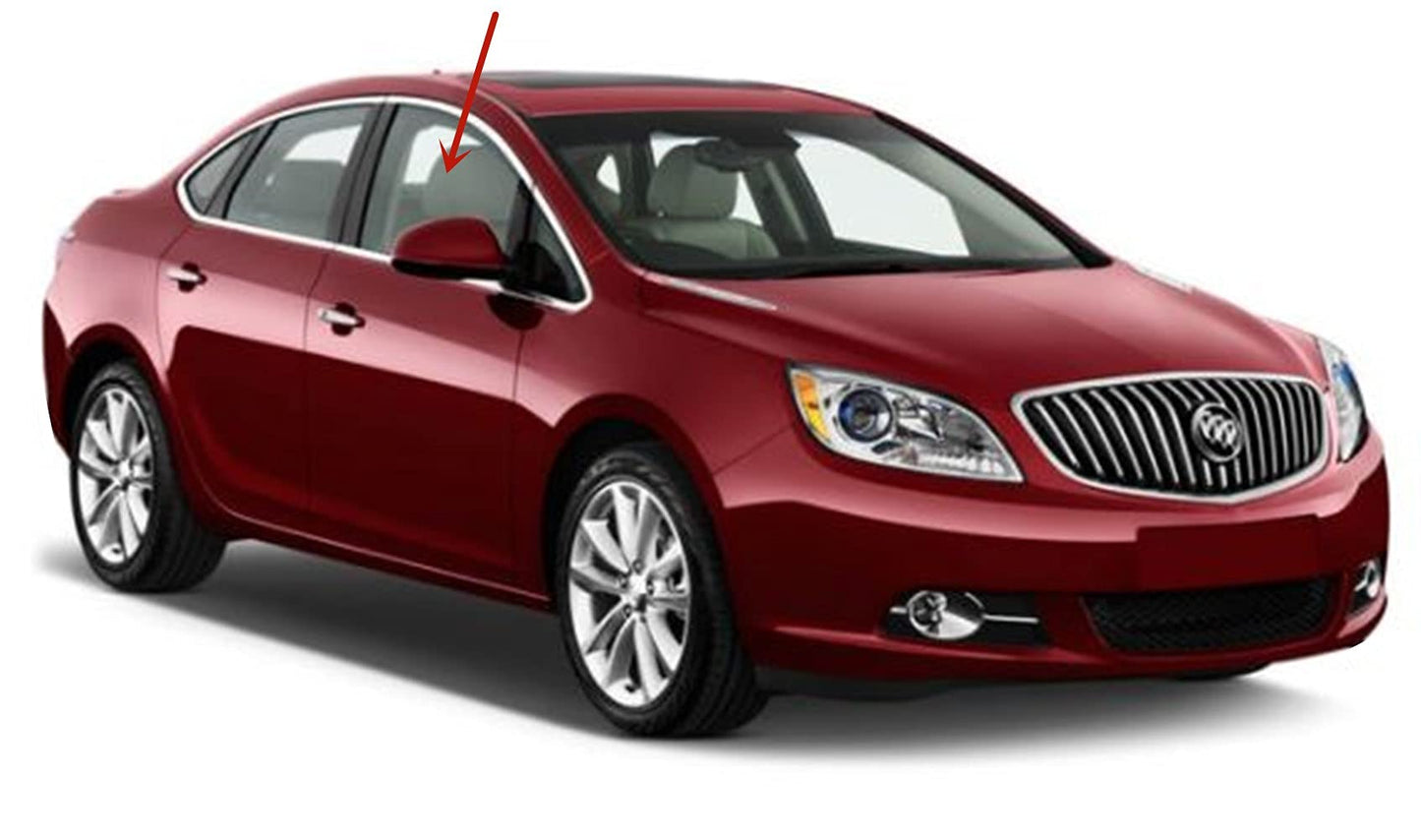 Laminated Passenger Right Side Front Door Window Door Glass Compatible with Buick Verano 2012-2017 Models