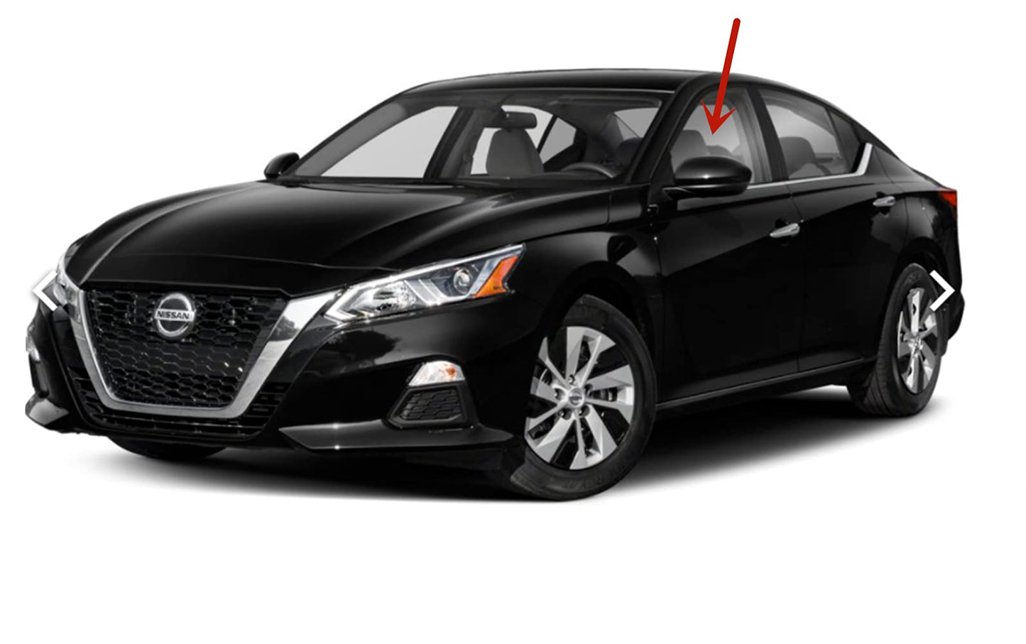 Driver Left Side Front Door Window Door Glass Compatible with Nissan Altima 4 Door Sedan 1993-1997 Models