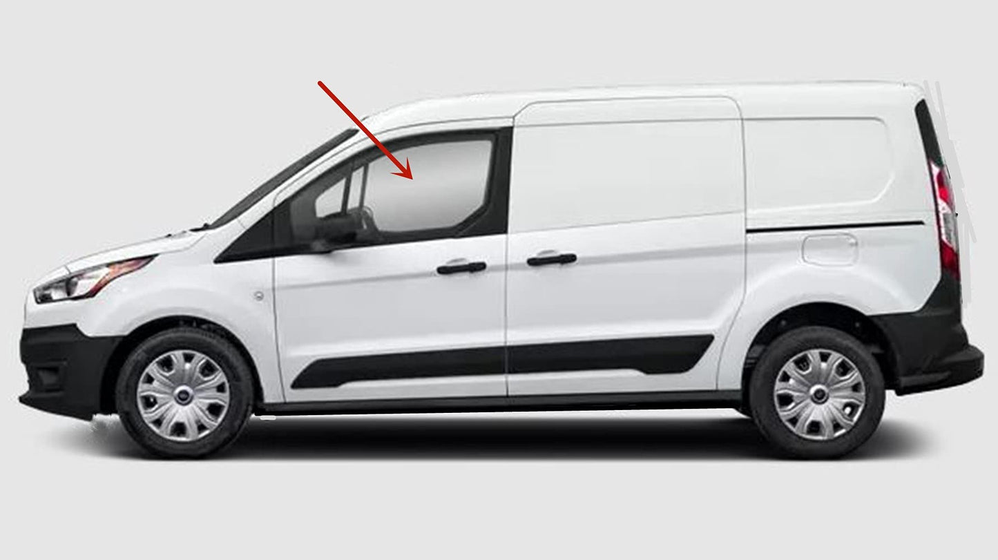 Driver Left Side Front Door Window Door Glass Compatible with Ford Transit Connect 2014-2023 Models
