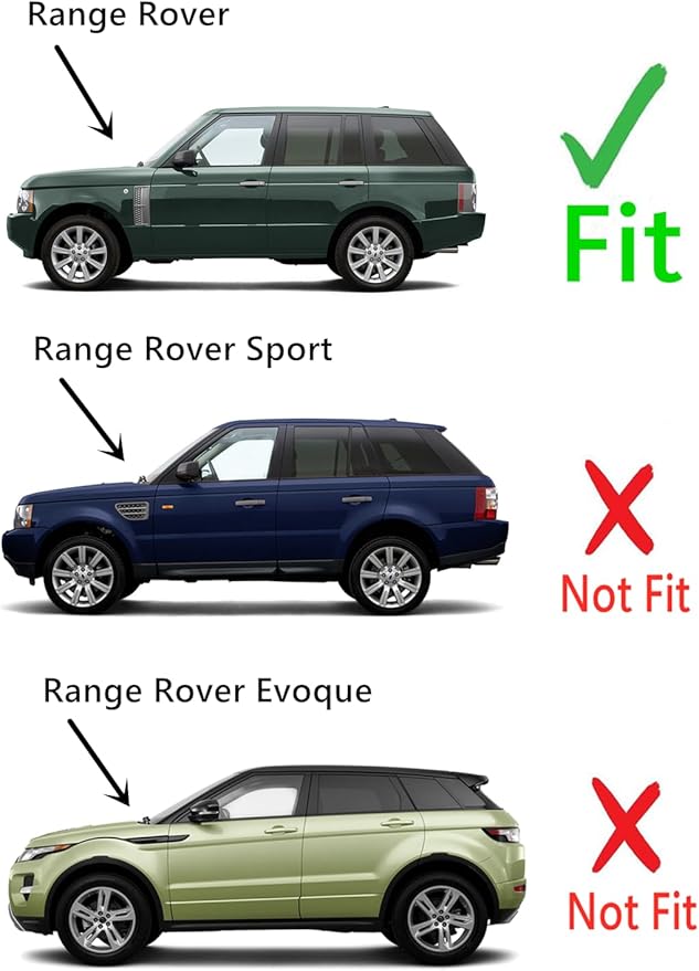 Heated Back Window Back Glass Compatible with Land Rover Range Rover 2005-2012 Models