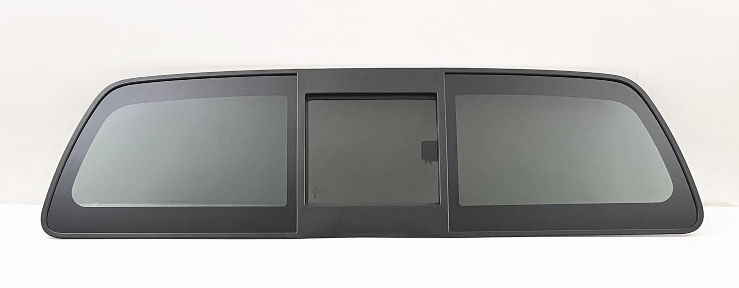 Non-Heated Manual Slider Back Window Back Glass Compatible with Nissan Frontier 2022-2025 Models