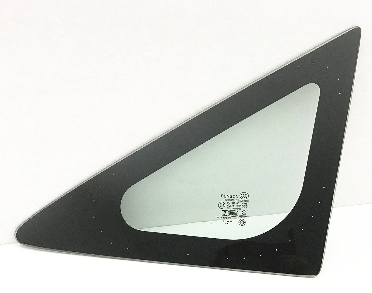 Driver Left Side Front Vent Window Vent Glass Compatible with Honda Fit 4 Door Hatchback 2015-2020 Models