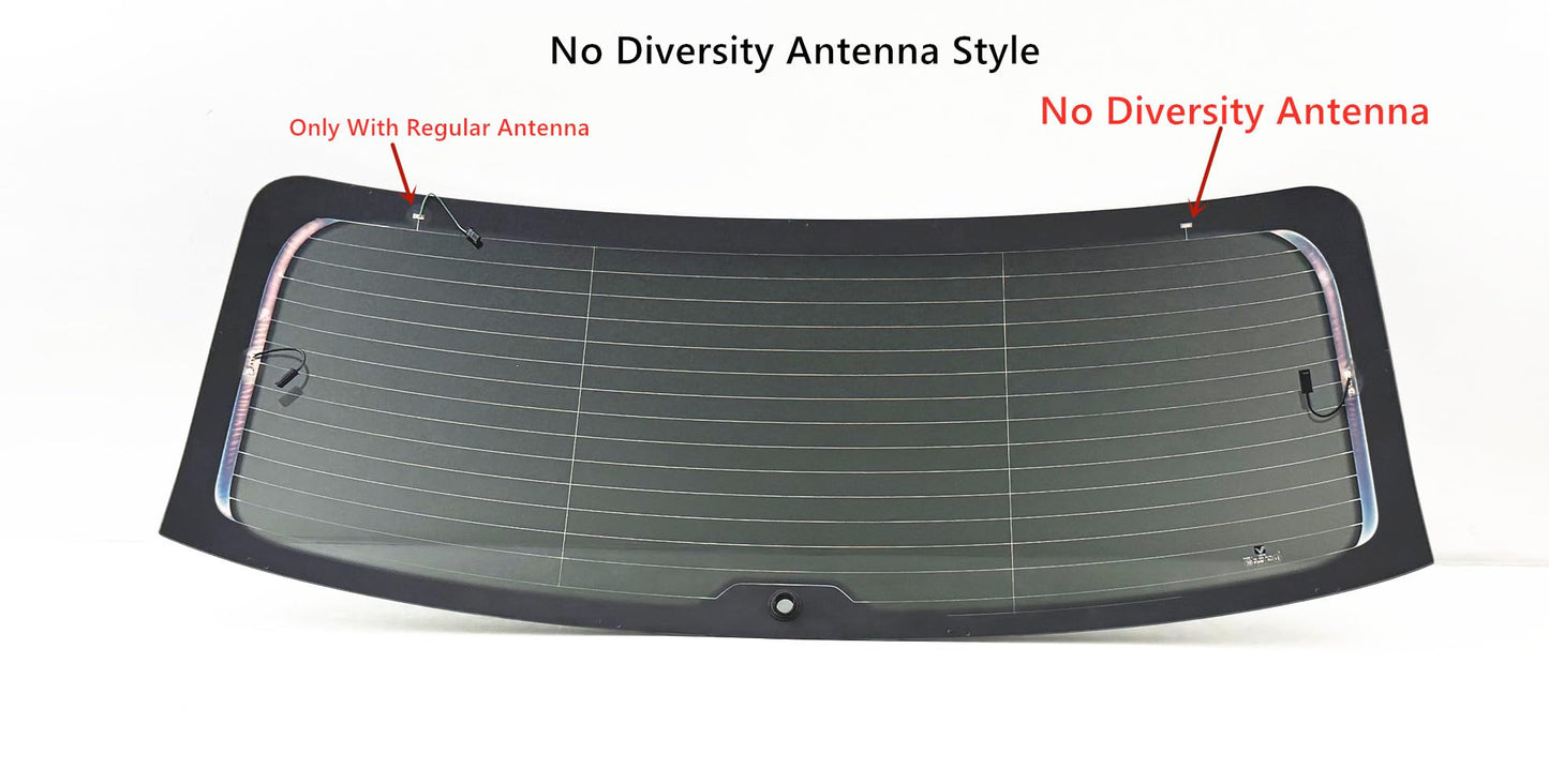 Heated Rear Back TailGate LiftGate Window Back Glass Compatible with Volkswagen Taos 2022-2025 Models