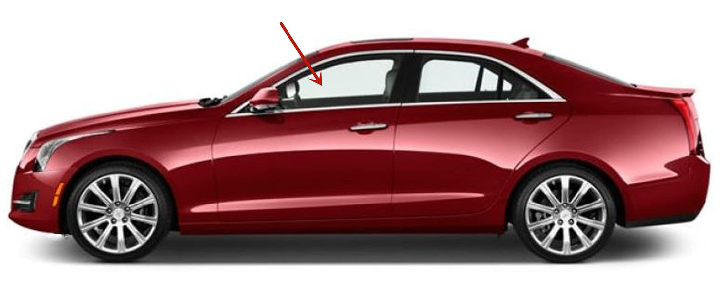 Laminated Driver Left Side Front Door Window Door Glass Compatible with Cadillac ATS 4 Door Sedan 2013-2018 Models