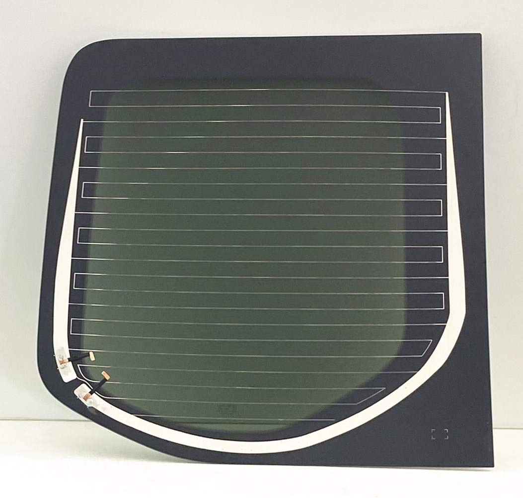 Heated Back Window Back Glass Passenger Right Side No Wiper Hole Style Compatible with Mercedes Benz Sprinter 1500 2500 3500 4500 2019-2024 Models