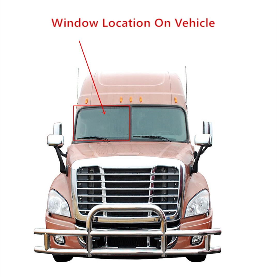 Laminated Passenger Right Side Front Windshield Window Glass Compatible with Freightliner Cascadia 2008-2022 Models