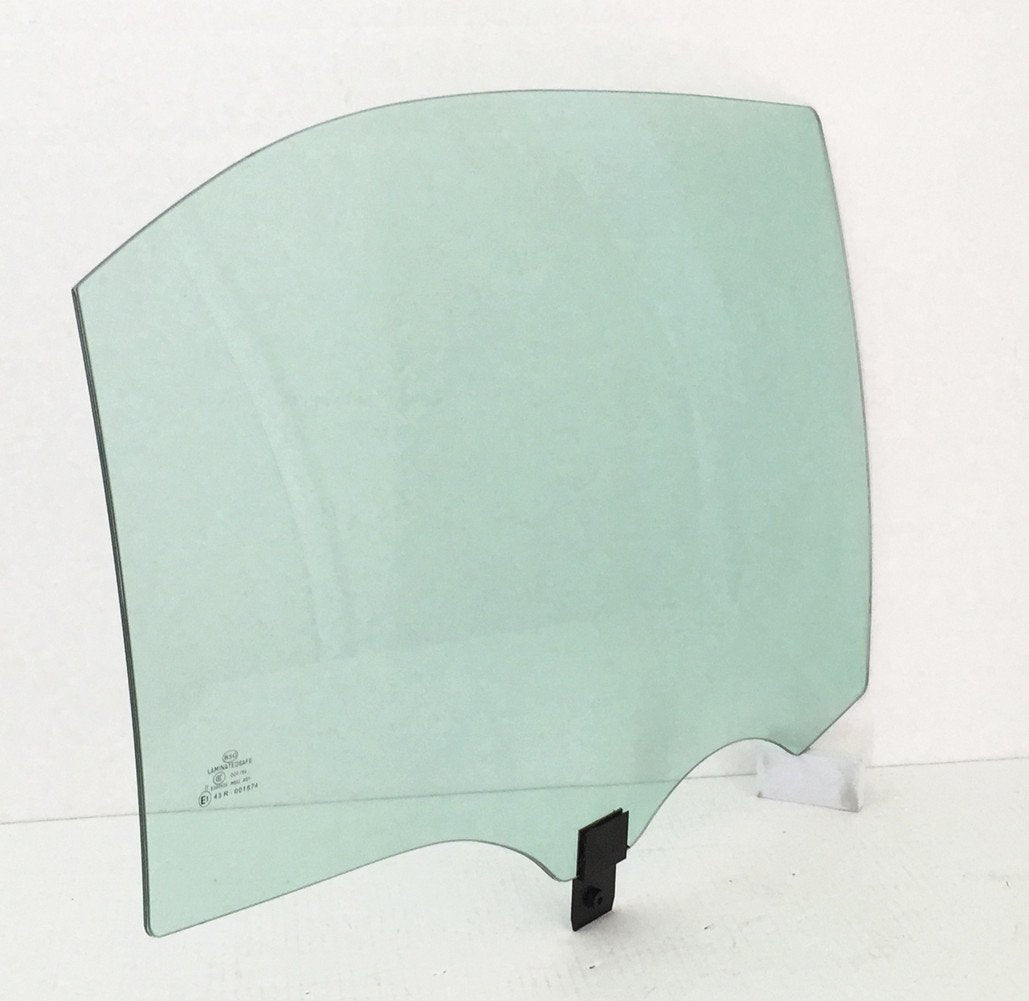 Passenger Right Side Rear Door Window Door Glass Compatible with Hyundai Elantra 4 Door Sedan 2007-2010 Models