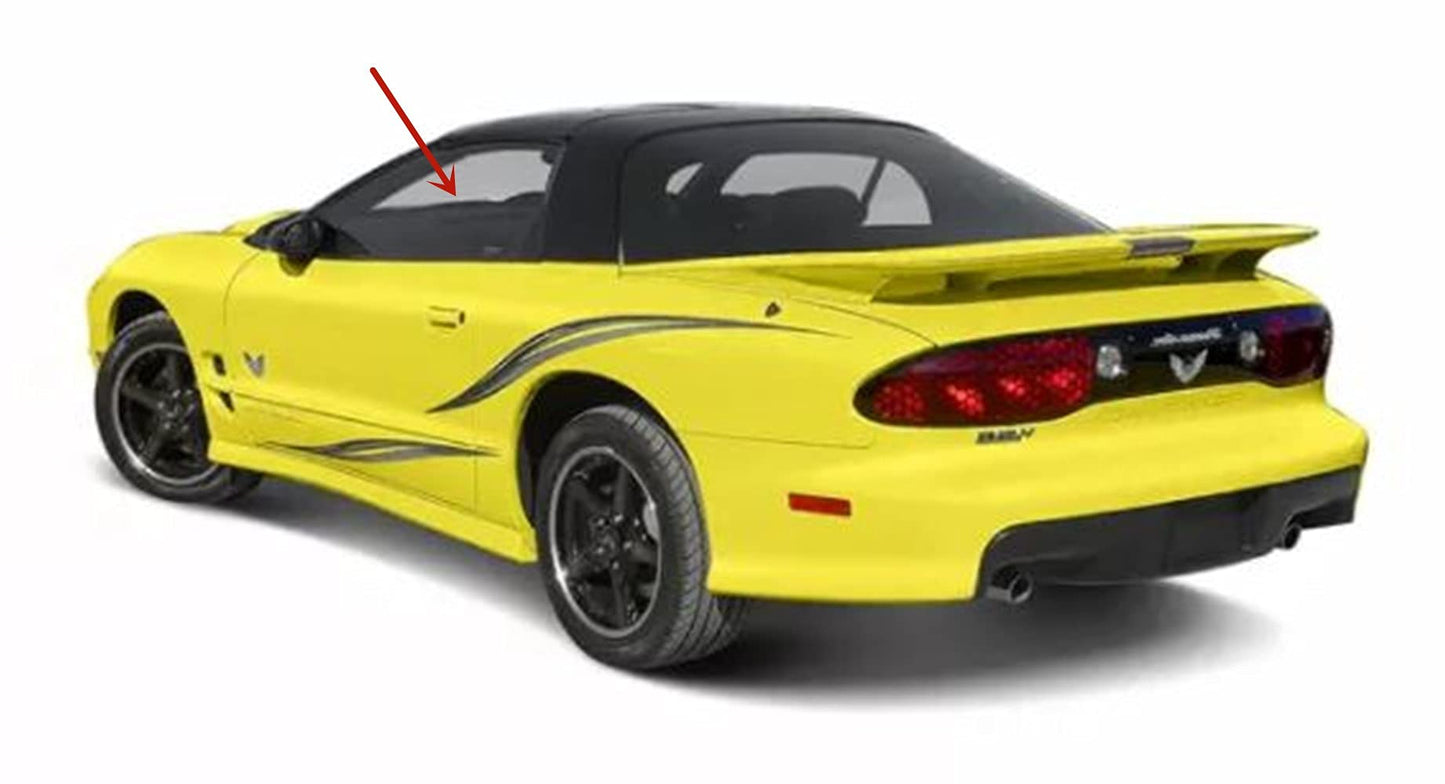 Driver Left Side Door Window Door Glass Compatible with Chevrolet Camaro/Pontiac Firebird 2 Door Coupe/Convertible 1993-2002 Models