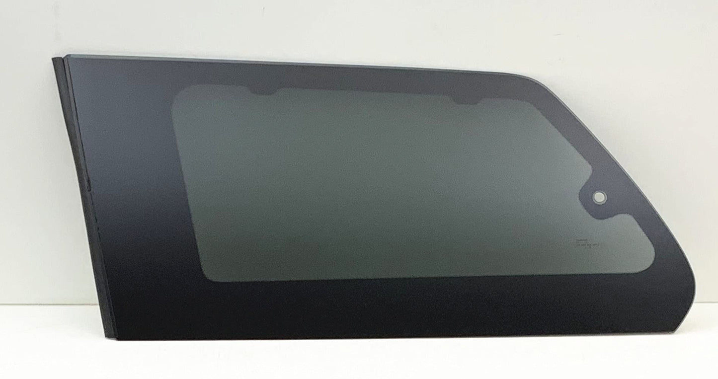 Movable W/Sunshade Hooks Style Driver Left Side Quarter Window Quarter Glass Compatible with Toyota Sienna 2011-2020 Models