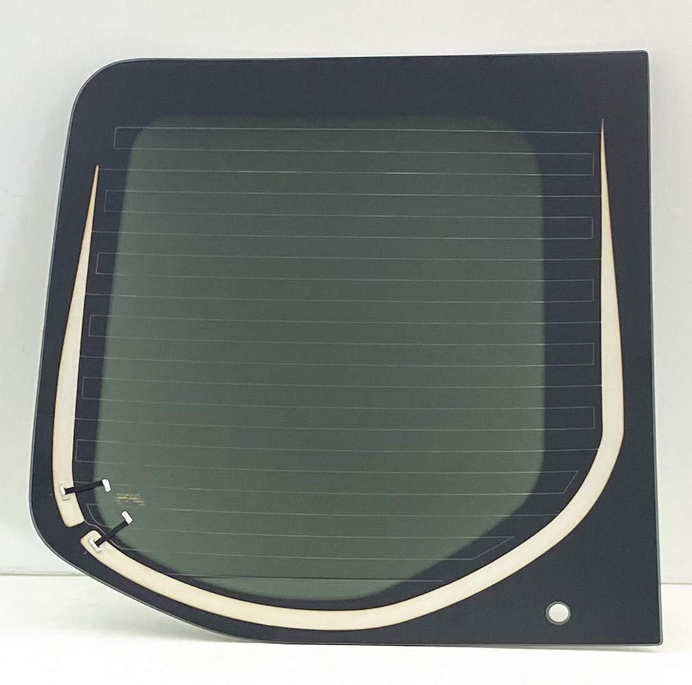 Heated Back Window Back Glass Passenger Right Side With Wiper Hole Style Compatible with Mercedes Benz Sprinter 1500 2500 3500 4500 2019-2024 Models