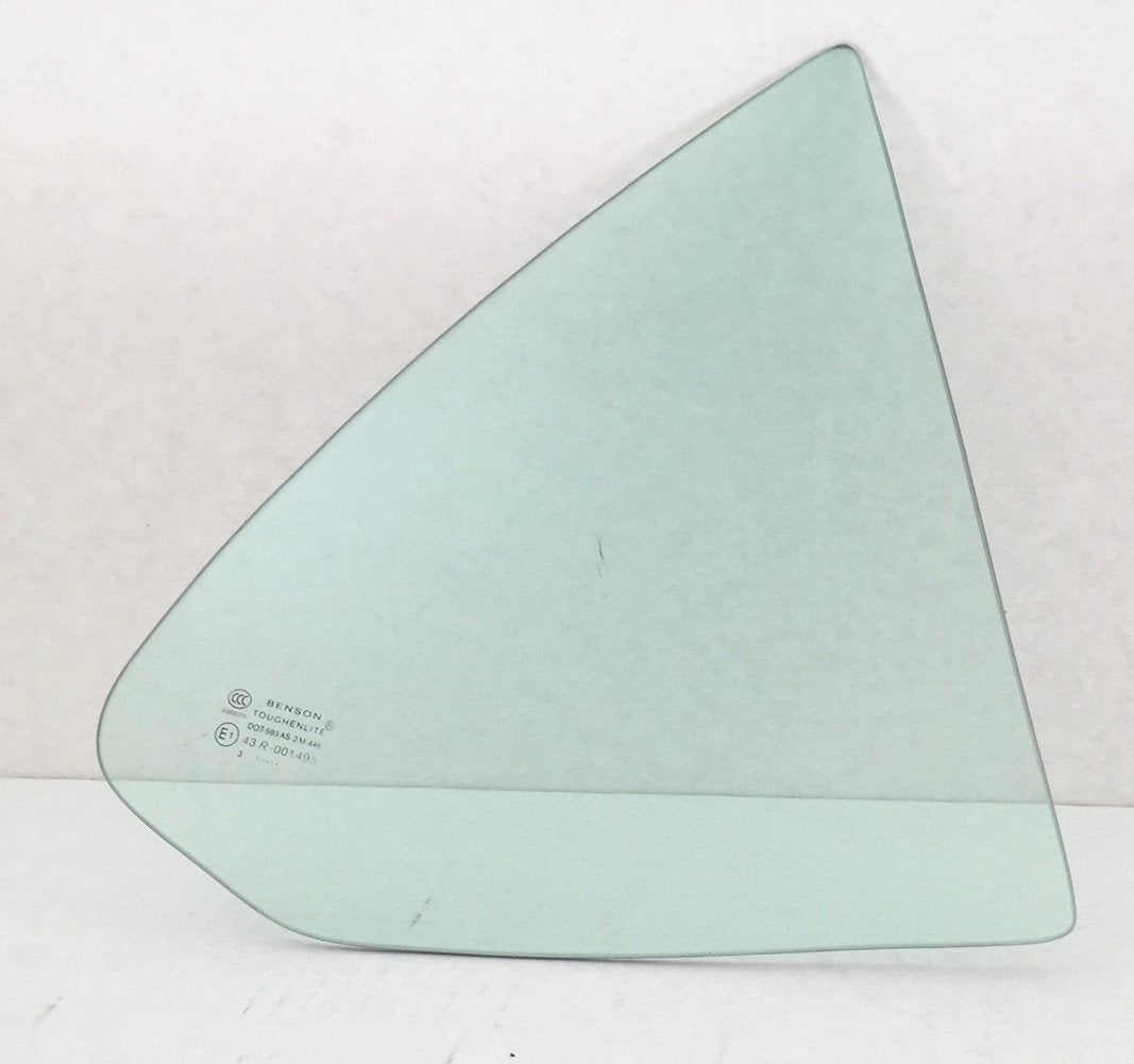 Passenger Right Side Rear Vent Glass Vent Window Compatible with Nissan Sentra 4 Door Sedan 2000-2006 Models