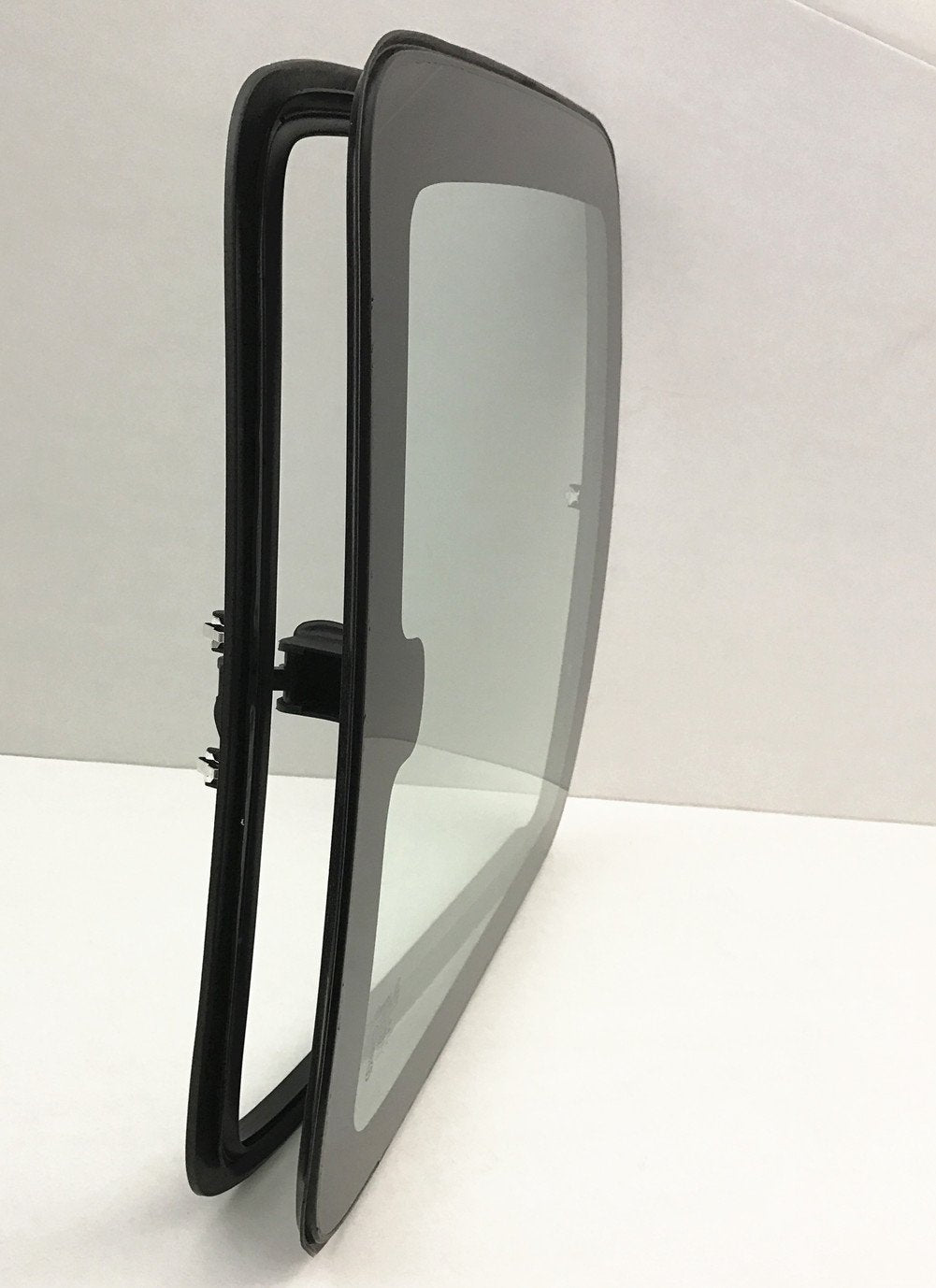 Movable Passenger Right Side Rear Quarter Window Quarter Glass With Frame & Latch Compatible with GMC Sierra 1999-2006 / Sierra Classic 2007 Extended Cab Pickup Models