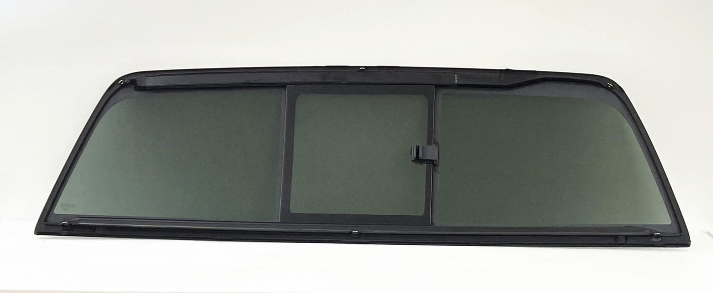 Flush Fit Back Manual Slider Window Back Glass Compatible with Dodge Ram Pickup 2002-2008 1500 Models / 2003-2009 2500 3500 Models / 2008-2010 4500 5500 Models