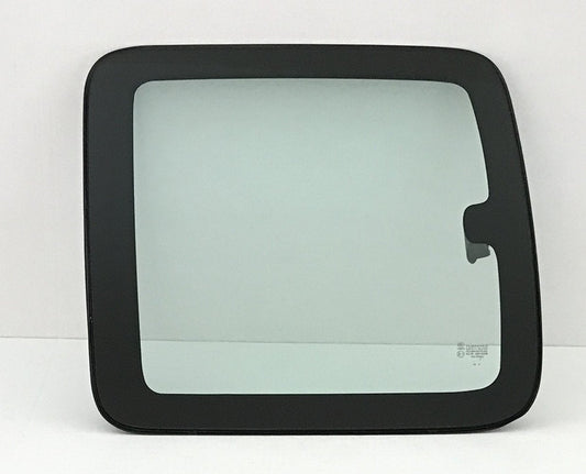 Movable Driver Left Side Rear Quarter Window Quarter Glass With Frame & Latch Compatible with GMC Sierra 1999-2006 / Sierra Classic 2007 Extended Cab Pickup Models