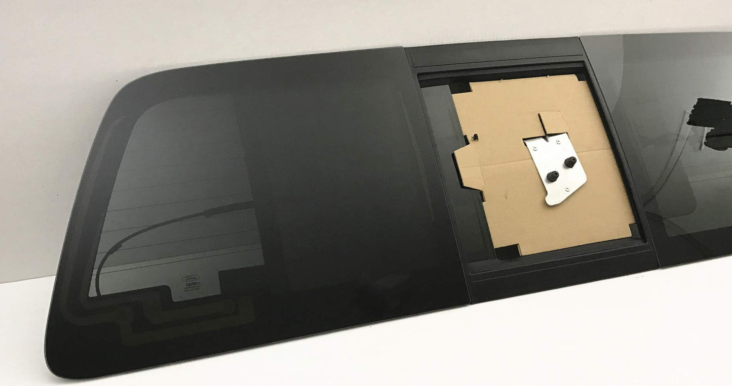OE Heated Power Slider Back Window Glass Back Slider Compatible with Ford F250/F350/F450/F550/F650/F750 Pickup 2011-2016 Models