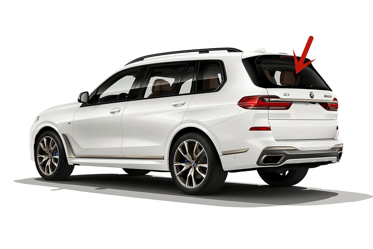 Heated With Antenna Back Window Back Glass Compatible with BMW X7 2019-2025 Models