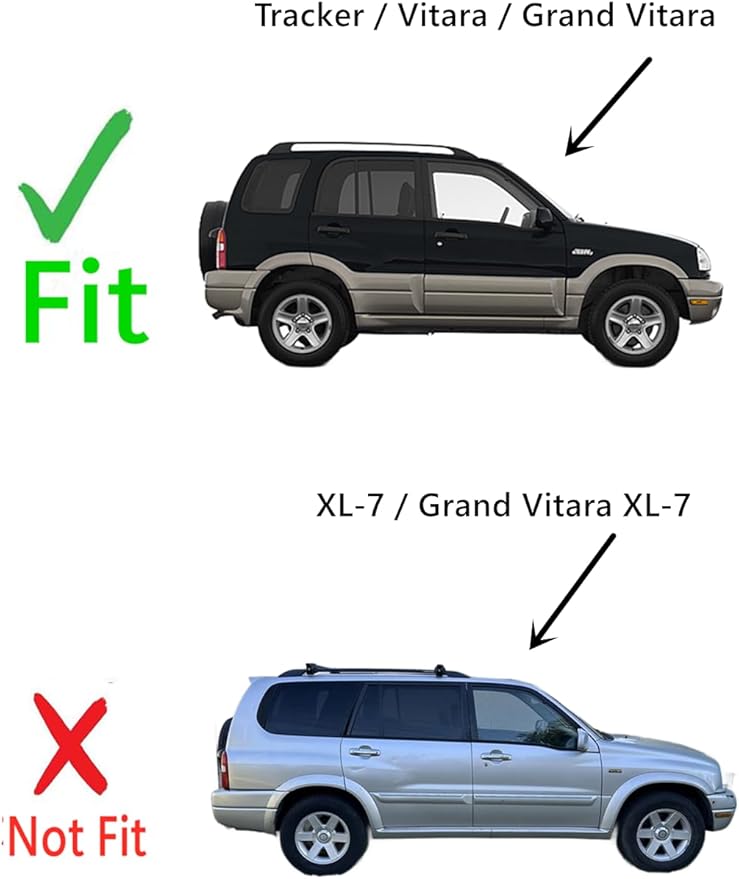 Privacy Passenger Right Side Rear Quarter Window Quarter Glass Compatible with Suzuki Vitara/Grand Vitara/Chevrolet Tracker 1999-2005 4 Door Models