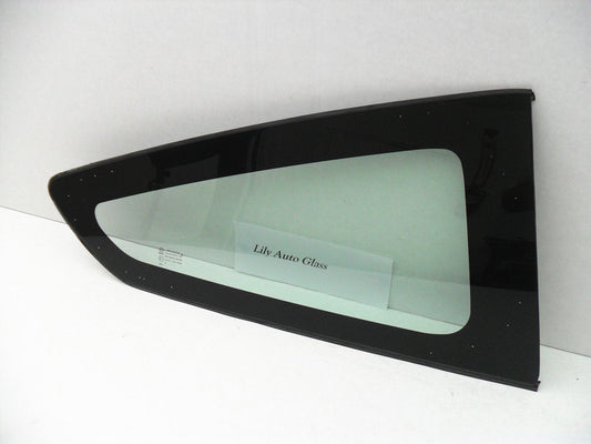 Passenger Right Side Rear Quarter Window Quarter Glass W/ Gasket Compatible with Honda Civic 2 Door Coupe 2012-2015 Models