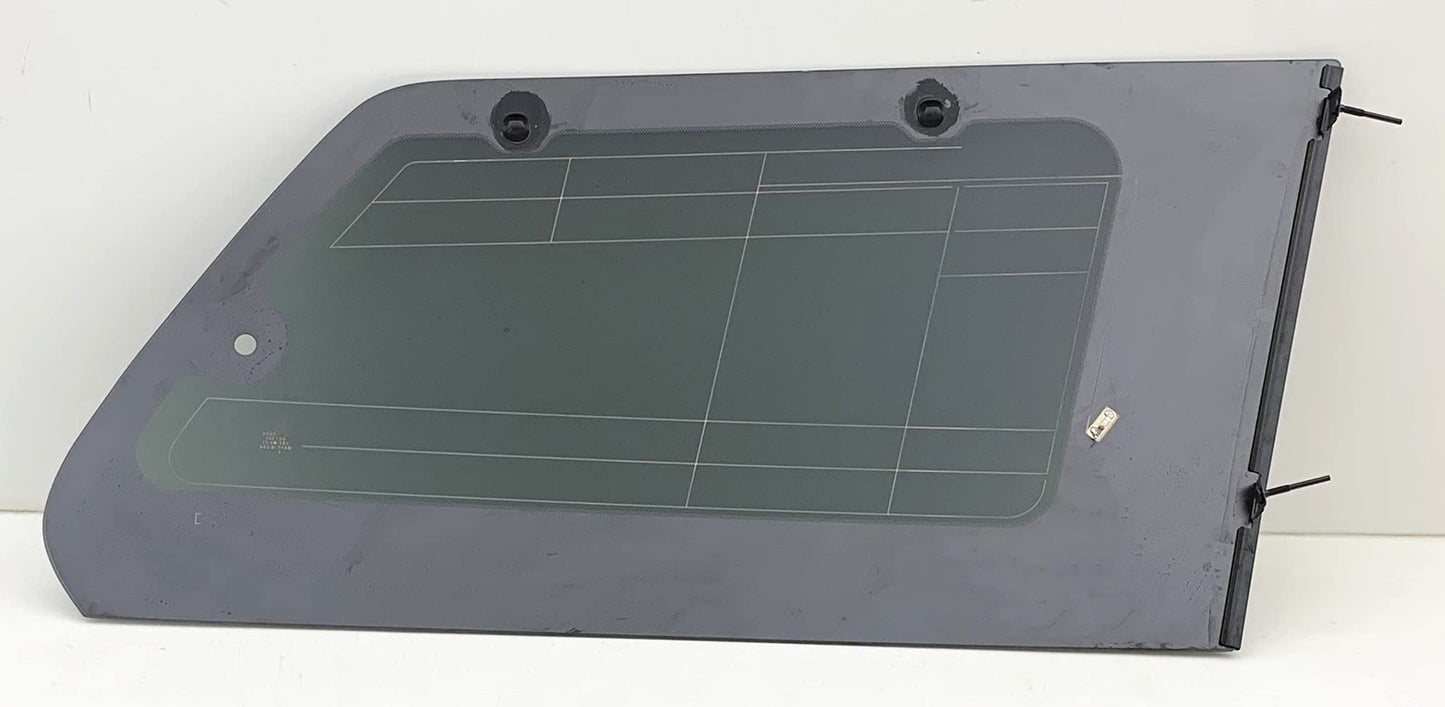 Movable W/ Sunshade Hooks Style Driver Left Side Quarter Window Quarter Glass Movable Compatible with Toyota Sienna 2011-2020 Models