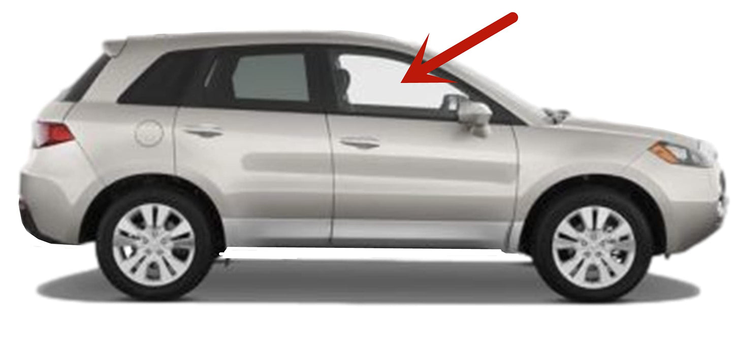 Passenger Right Side Front Door Window Door Glass Compatible with Acura RDX 2007-2012 Models