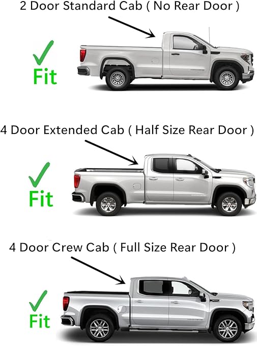 Heated Stationary Back Window Back Glass Compatible with Chevrolet Silverado/GMC Sierra 2019-2025 1500 Models/ 2020-2025 2500 3500 Models (Not For 1500 Light Duty)