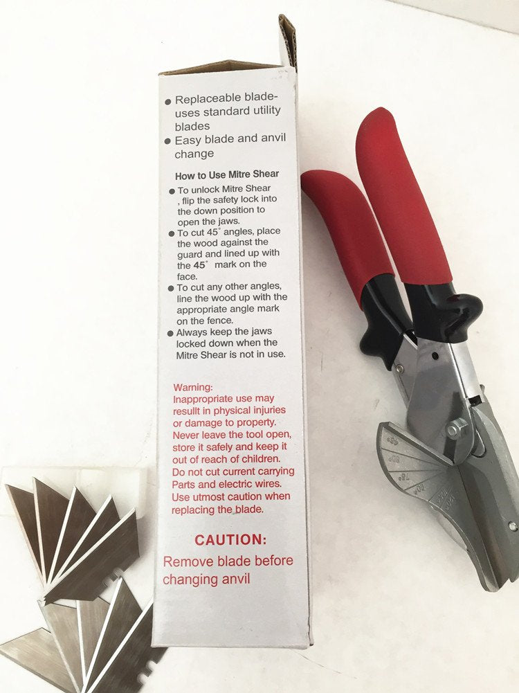 Xpert Gasket Mitre Shear Hand Cutter W/ Quick Change SK2 Blade