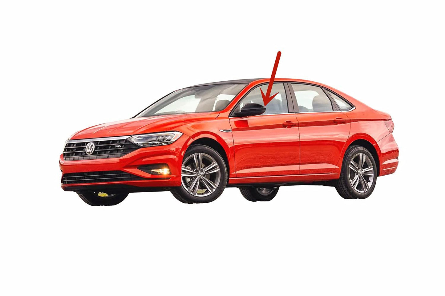 Driver Left Side Front Door Window Door Glass Compatible with Volkswagen Jetta 4 Door Sedan 2019-2025 Models