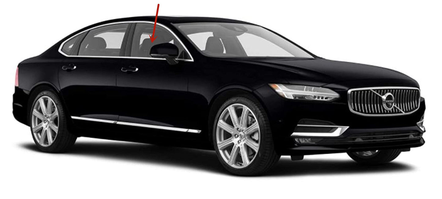 Laminated Passenger Right Side Front Door Window Door Glass Compatible with Volvo V90 S90 2017-2022 Models