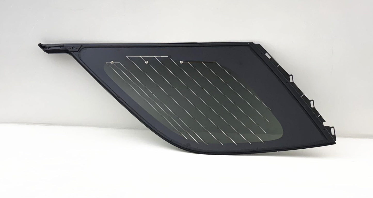 Tempered Passenger Right Side Quater Window Quarter Glass Compatible with Land Rover Discovery 2017-2025 Models (Not For Discovery Sport)