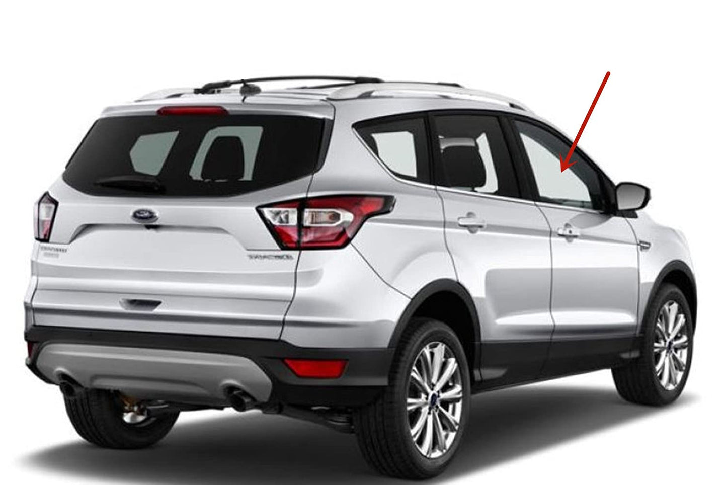 Laminated Passenger Right Side Front Door Window Door Glass Compatible with Ford Escape 2015-2019 Models