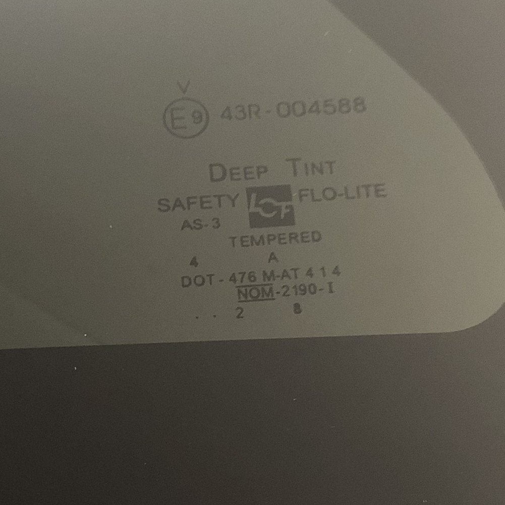 OEM Driver Left Side Quarter Window Quarter Glass Compatible with Buick Rendezvous 2002-2007 Models