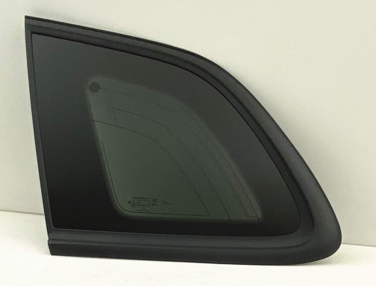 OE Black Moulding W/Antenna Style Privacy Driver Left Side Quarter Window Glass Compatible with Jeep Cherokee 2014-2018 Models (Not For Grand Cherokee)