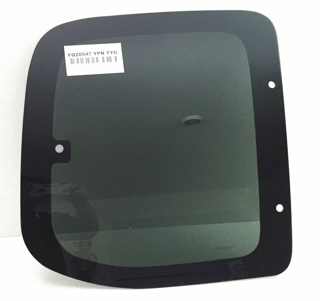 Movable Passenger Right Side Rear Quarter Window Quarter Glass Compatible with Toyota Tundra Pickup Extended Cab 2000-2006 Models