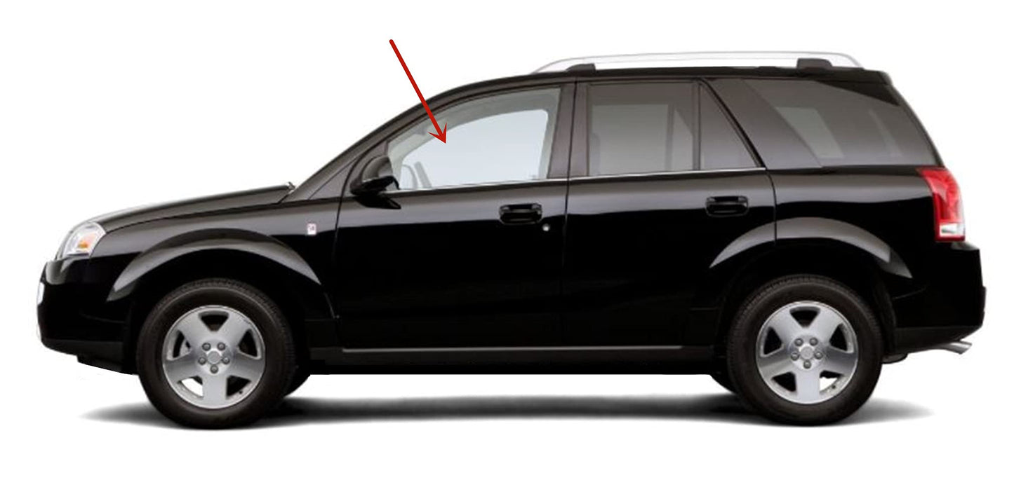 Driver Left Side Front Door Window Door Glass Compatible with Saturn VUE 2002-2007 Models