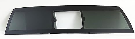 High Performance Back Glass One Panel Manual Back Slider Window Compatible with Dodge Ram Pickup 2009-2018 1500 & 2019-2024 1500 Classic & 2010-2025 2500 3500 & 2011-2025 3500Cab/Chs 4500 5500 Models