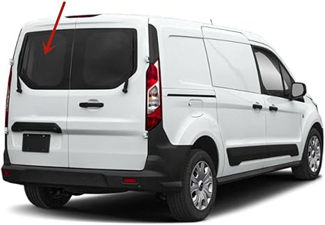 Heated Back Window Back Glass Driver Left Side Compatible with Ford Transit Connect 2014-2023 Models