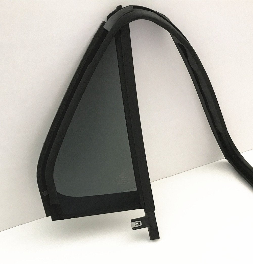 OE w/Logo Driver Left Side Rear Vent Window Vent Glass Compatible with Ford Explorer 2011-2019 Models