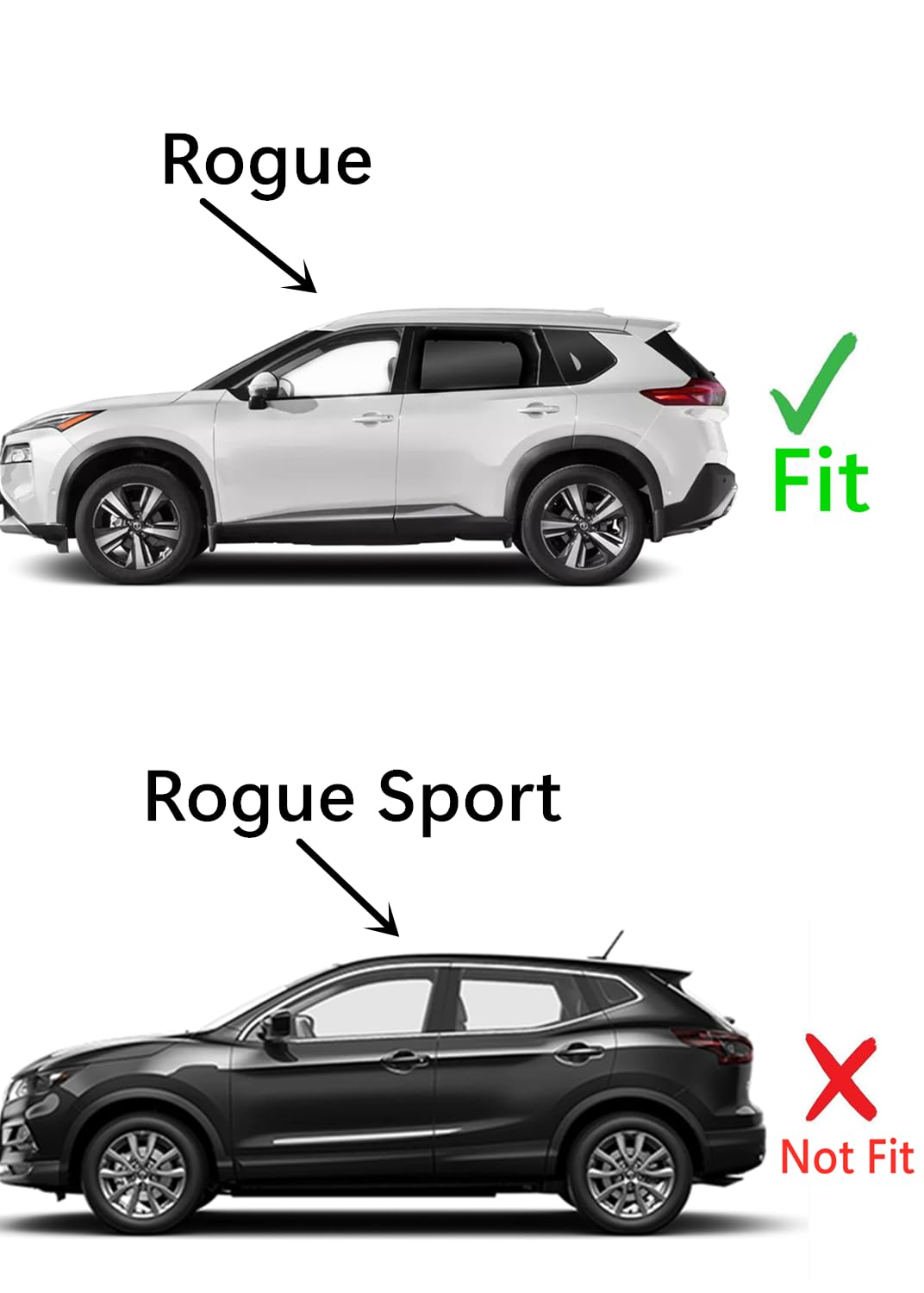 Laminated Driver Left Side Front Door Window Door Glass Compatible with Nissan Rogue 2021-2025 Models (Not For Rogue Sport)