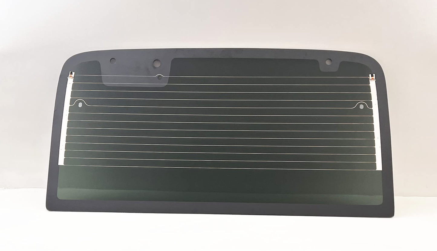 Glass Only Privacy Heated Rear Back Window Back Glass Compatible with Jeep Wrangler 1997-2002 Models