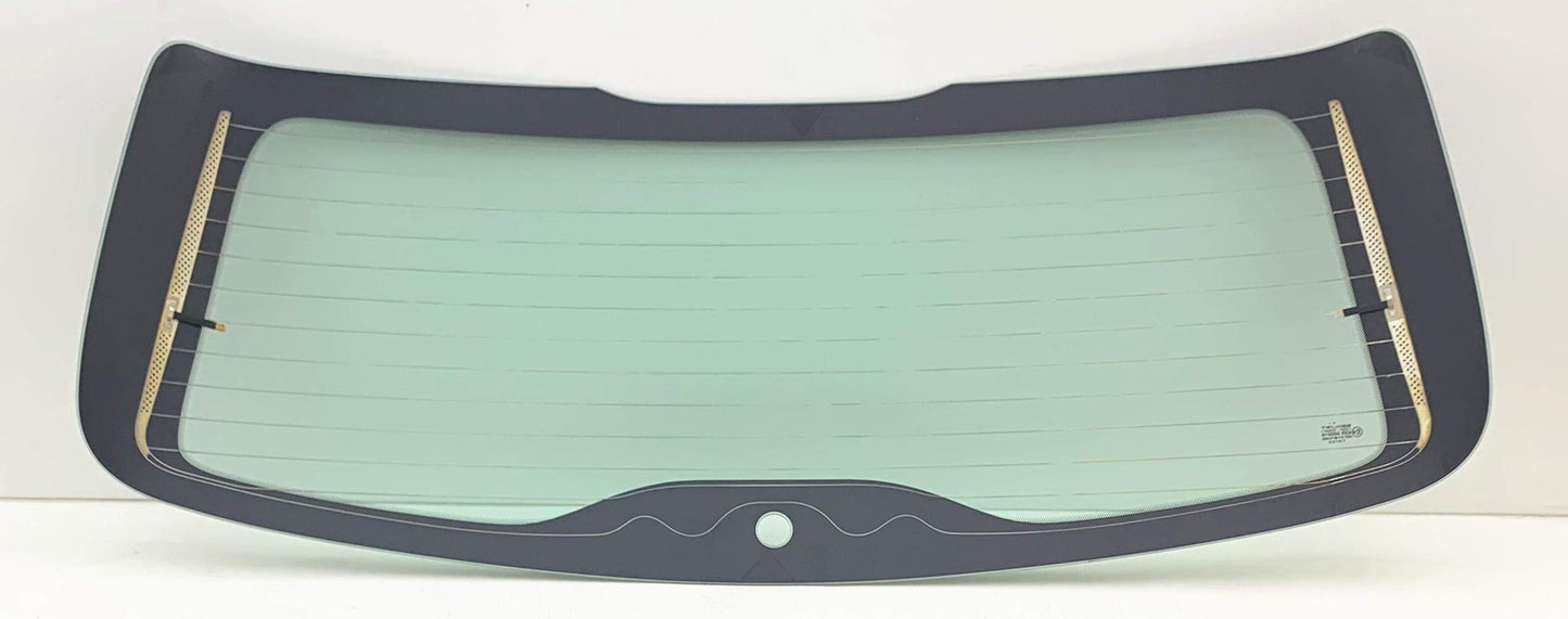 Heated W/ Wiper Hole Style Back Window Back Glass Compatible with Ford Focus 2000-2007 4 Door Station Wagon Models