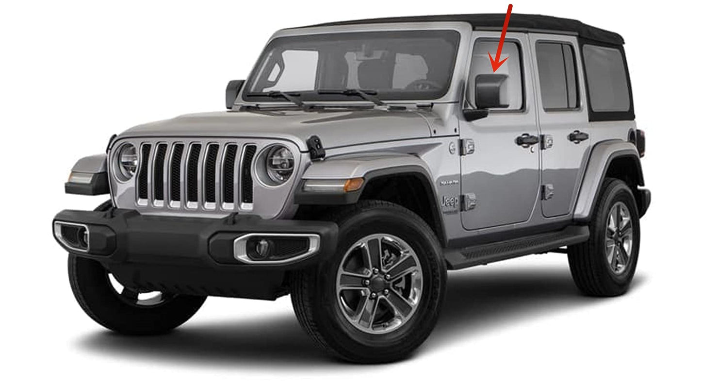 Tempered Driver Left Side Front Door Window Door Glass Compatible with Jeep Wrangler 2018-2025 / Gladiator 2020-2025 Models