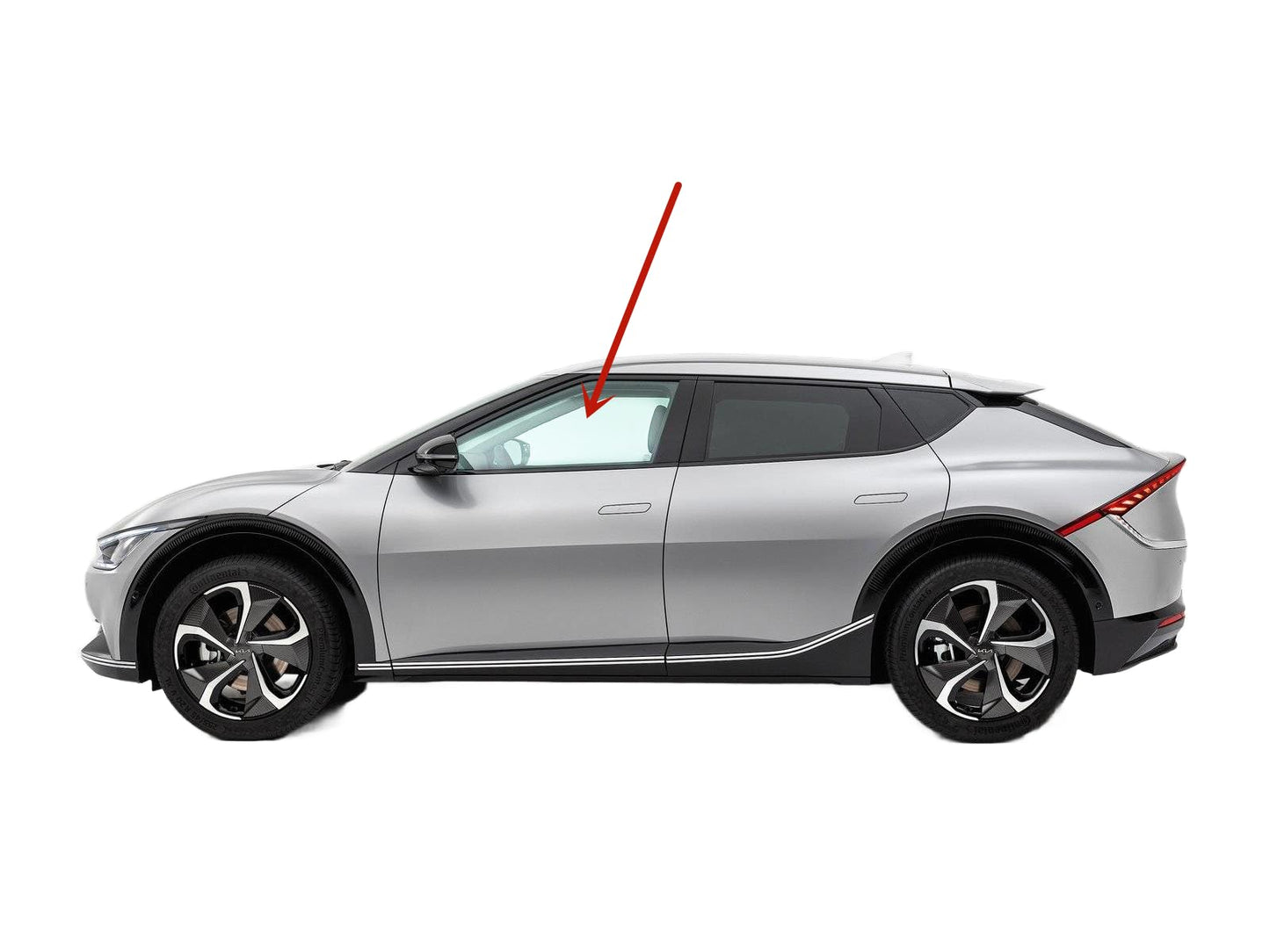 Tempered Driver Left Side Front Door Window Door Glass Compatible with Kia EV6 2022-2025 Models